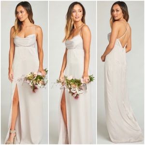 Show Me Your MuMu- Forever Cowl Maxi Dress NWT XXS